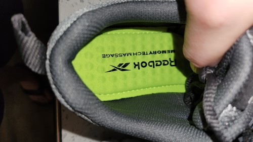 Zapato de Trabajo Reebok Sublite Cojín Aleación Puntera Memoria Masaje Gris Para Hombres 7W NUEVO - Imagen 5 de 10