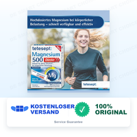 Tetesept Magnesium 500 Direkt 20 Direkt Sticks Magnesium Pulver Einnahme Muskeln