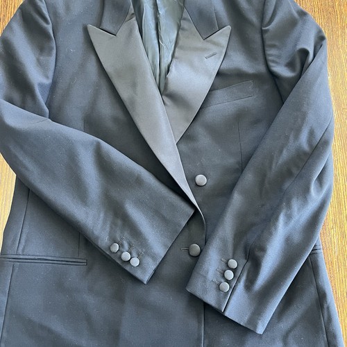 Vintage Mani By Giorgio Armani Jacke Schwarz Sport Mantel Passt Wie 40/42 Italy Defekt - Bild 15 von 20