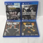 Call of Duty PS4 Bundle - WWII, Modern Warfare, Black Ops 3 & 4 - COD Lot of 4