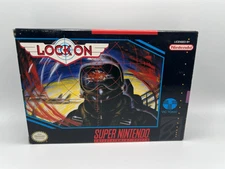 Lock On Super Nintendo Entertainment System SNES Complete In Box CIB Excellent