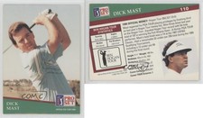 1991 Pro Set Dick Mast #110 Rookie RC