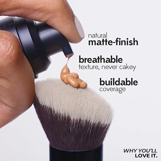 Ruby's Organics Liquid Foundation for Face Makeup - Waterproof, Full Coverage Bl - Image 2 of 4