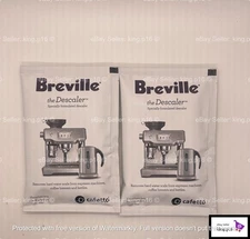 PACK of 2 Breville Espresso Machine The DESCALER Four Packets Genuine Original
