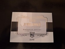 Davante Adams 2014 National Treasures Rookie RC Jersey Patch Auto Booklet #20/99
