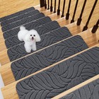 Fixmend Stair Treads Non Slip for Wooden Steps, 20.3 x 76 cm (15-Pack) Stair