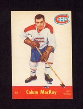 1955-56 PARKHURST #41 CALUM MACKAY   29336