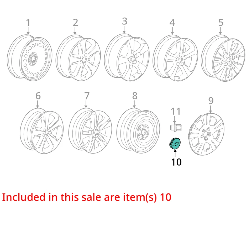 2015 Chevrolet Spark Rim Wheel Center Cap NHRII - Image 3 of 4