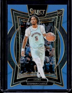 2024-25 Panini Select Stephon Castle #72 Light Blue Prizm /299