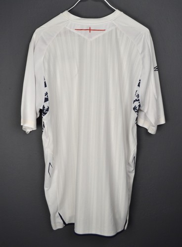 England 2007-2009 Umbro Home Soccer Jersey Football Kit Shirt Size XL - Picture 3 of 10