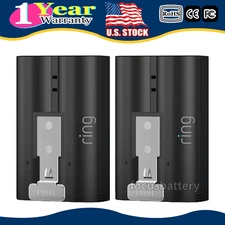 2-Pack Genuine OEM V4 Battery For Ring Doorbell Plus 5F77E9,Video Doorbell 2/3/4