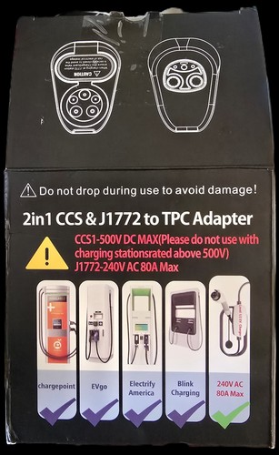 Muetux 2 in 1 CCS & J1772 to TPC. CCS1-500V DC Max. - Picture 6 of 10