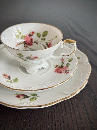 Edelstein Bavaria Maria Theresia Vintage-Kaffeeset Rosendekor Goldrand - Bild 4 von 13