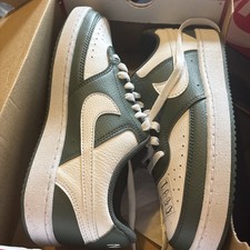 Nike Court Vision Nn Ld Whitegreen Cb Junior Size 5.5 Brand New In Box