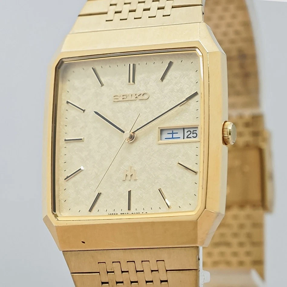 25+ Seiko Gold Plated Case Square Wristwatches for sale | Updated