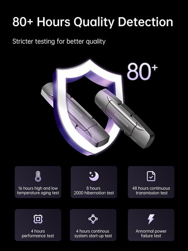 MOVE SPEED 1TB Flash Drive, External SSD with 1000MB/s Read 1TBPRO, Gold - Afbeelding 5 van 7