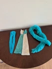 Vintage Barbie #3419 Silver Serenade Dress Boa Hosiery - Incomplete