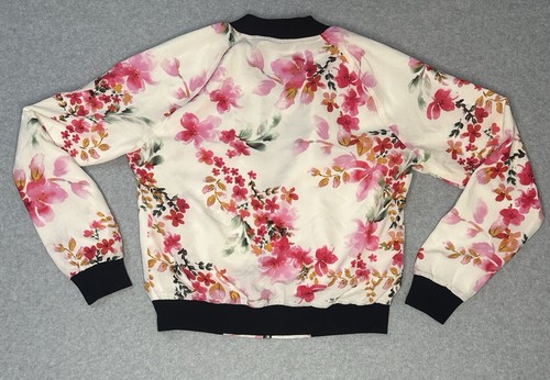 Sanctuary Woman’s Floral Bomber Jacket Light Weight Size Small New With Tags - Picture 5 of 5