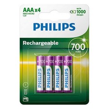 Batterie Ricaricabili Philips R03B4A70/10 700 mAh 1,2 V