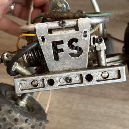 Vintage Metal Tamiya Super Champ RC Car Futaba FP-T 2F Remote Untested Untested - Picture 18 of 24
