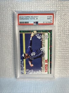 2019 Topps Holiday Fernando Tatis Jr. #126 PSA 9 Mint Rookie Card RC ⚾️