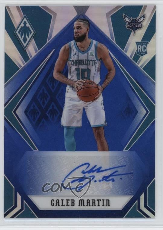 2020-21 Panini Chronicles Phoenix Rookie Blue 5/25 Caleb Martin Auto RC 1op7