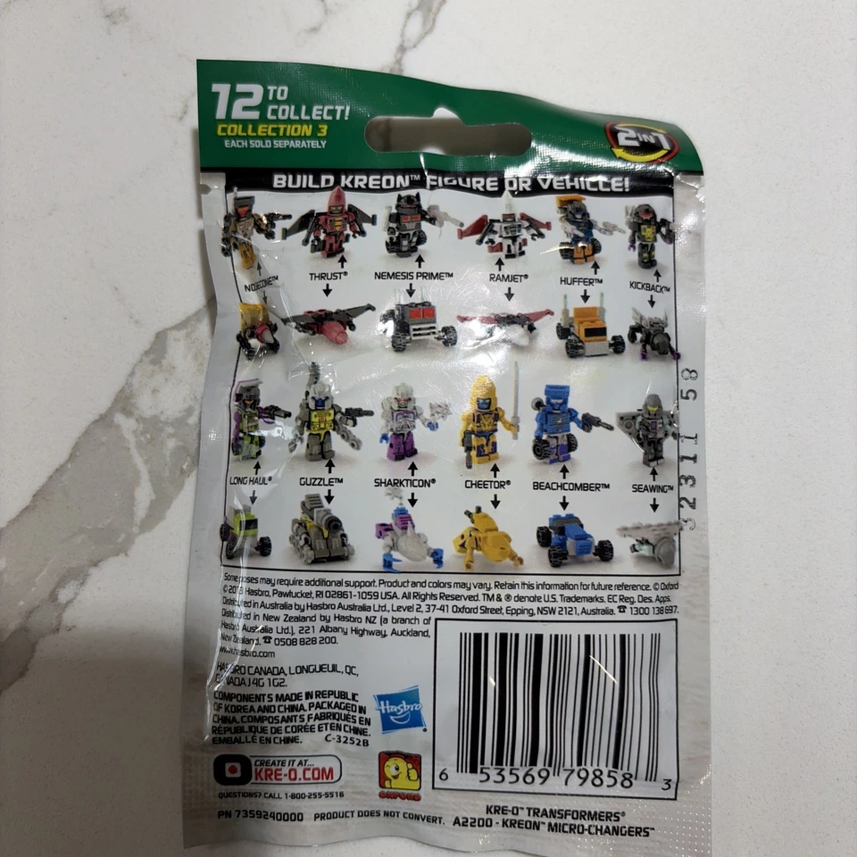 KRE-O Transformers Micro Changers Series 3 - 2 In 1 Kreon or Vehicle NEW - Image 3 of 4