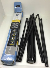 Quartet Instant Easel Folds Black Aluminum Supports 5 lbs 63" Adjustable Travel
