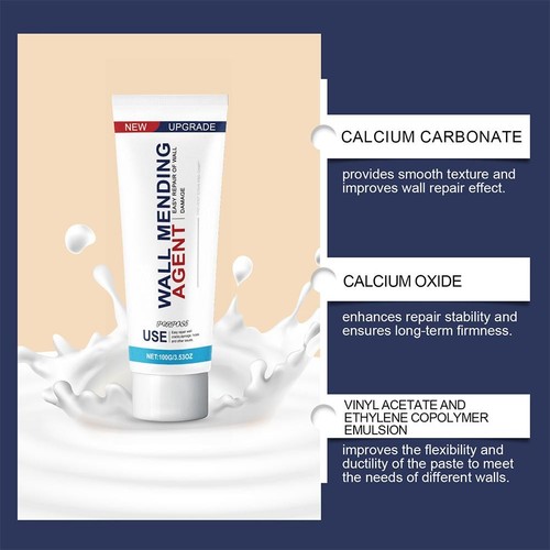 Wandreparatur Creme Wasserdicht Wandflickmittel Schnelltrocknend M0Q9 - Bild 12 von 14