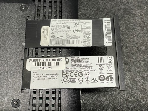 HP T620 Thin Client AMD GX-415GA 1.5GHz 4GB Ram 16GB SSD WIFI Windows 7E - NO AC - Picture 10 of 10