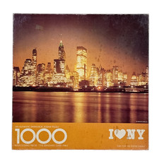 Springbok 1000 Pc Jigsaw Puzzle 24" x 30" I Love New York Hallmark Complete Vtg