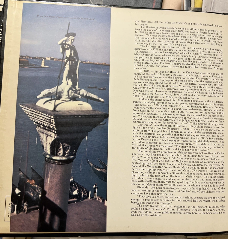 RCA LSC2313 Venice/Solti/ROHCG,1S/1S B1/C2. INDY ON BOTHCover Mint - Vinyl mn/Ex - Image 4 of 4