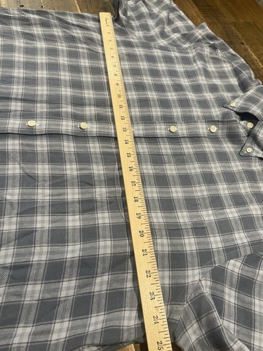 Proper Cloth Linen Blend-Men Shirt Lot Of 3-Sz Large- Plaid Blue Button Up - Picture 15 of 15