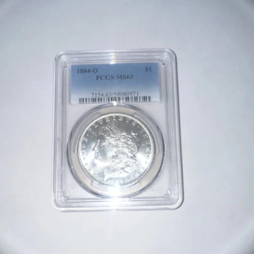1884 Morgan Dollar $1 Silver Coin PCGS MS63 New Orleans