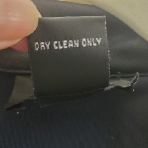 Vestido VIRGO Negro Terciopelo Para Mujer Talla 14 Elastizado Media Pantorrilla Satén Puños Cuello Bruja - Imagen 5 de 17