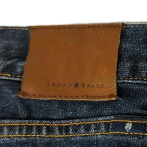 Lucky Brand Herren 181 Relaxed Straight 40x32 Dark Wash Denim Blau Jeans Stretch - Bild 6 von 19