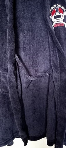 Joe Boxer 100% Polyester Fleece Solid Navy Robes - Bild 6 von 7