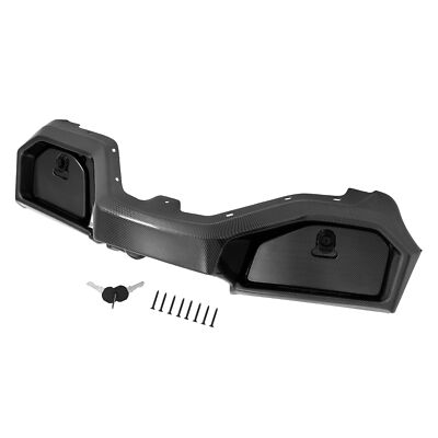 Golf Cart Carbon Fiber Style Dash Cover W/Key For Yamaha Drive2 Drive 2 2017-Up