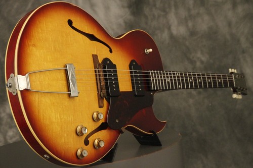 1962 Gibson ES-125 TDC Sunburst w/flame maple top - Picture 12 of 24