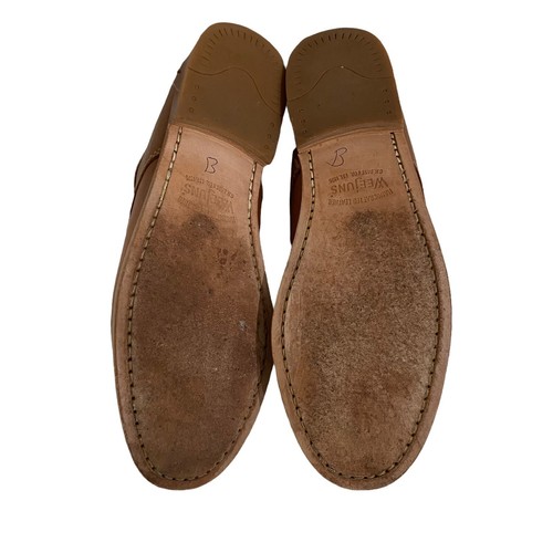 Bass Weejuns Oxford Winnie Woman Sz 8.5 Neutral Tan Tassel Shoelaces Shoes Fall - Picture 4 of 9