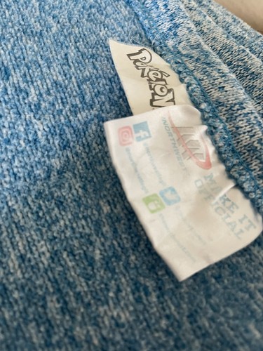 Pokemon Pikachu Fleece Blanket The Northwest Company Blue & Yellow 59x50 - Picture 5 of 5