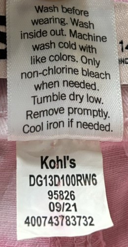 SO Ultimate Jeggings Girls Size 14 Mid Rise Pink Dye - Picture 8 of 9