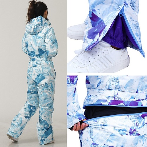 Ski Set Women Ski Jumpsuit Outdoor Sports Snowboard Jacket Jumpsuit Waterproof - Imagen 2 de 16