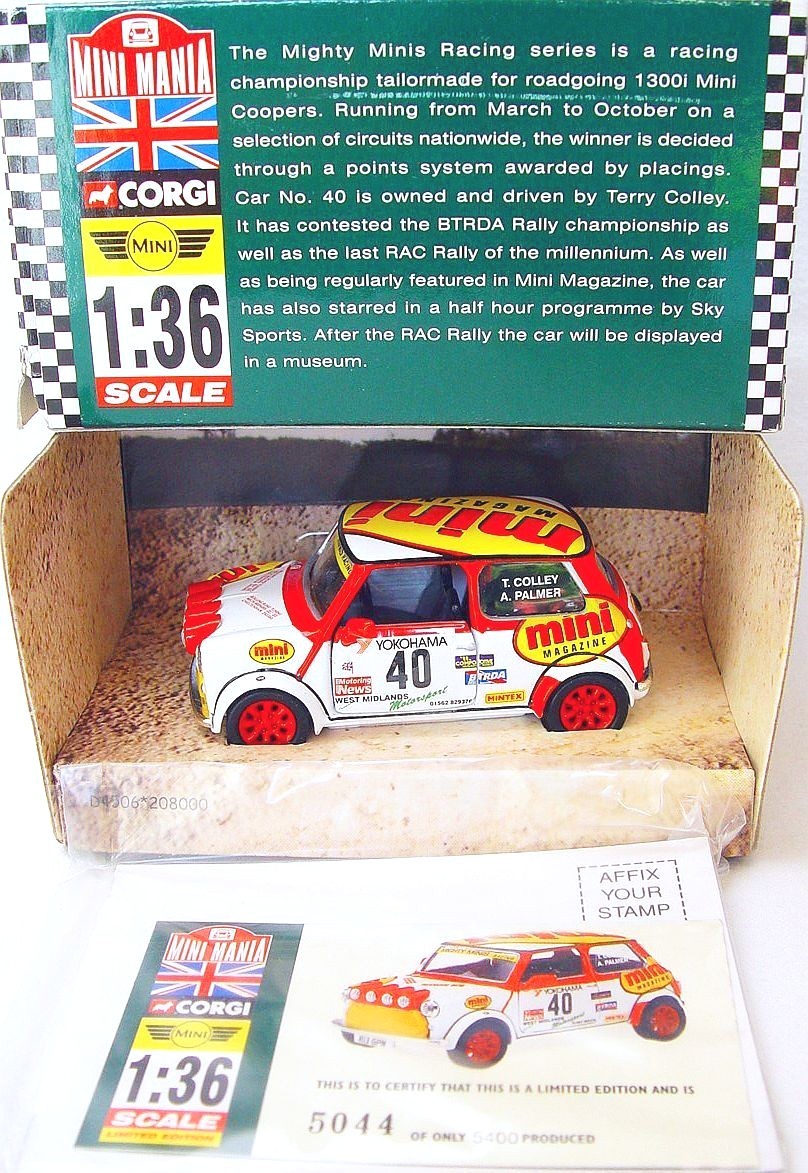 当季大流行 1:36 Toys Corgi MORRIS  COOPER MINI コーギー