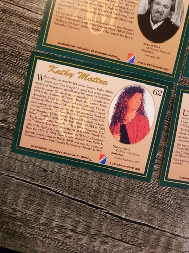 Country Clasics Trading Cards Lot, Mark Collie, Mel McDaniel, Lacey J.... - Picture 11 of 13