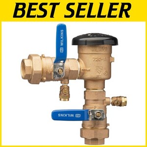 Zurn Wilkins 1" 720a Pressure Vacuum Breaker Assembly With Union Ball Valves