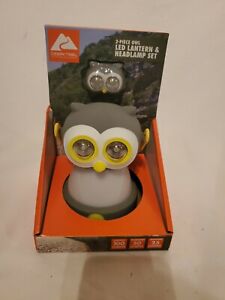 OZARK TRAIL 2 PIECE OWL LED LANTERN & HEADLAMP SET OZARK TRAIL 2 PIECE OWL LED LANTERN & HEADLAMP SET
