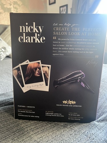 Nicky Clarke FRIZZ CONTROL DRYER. New And Boxed. Never Opened - Bild 2 von 3