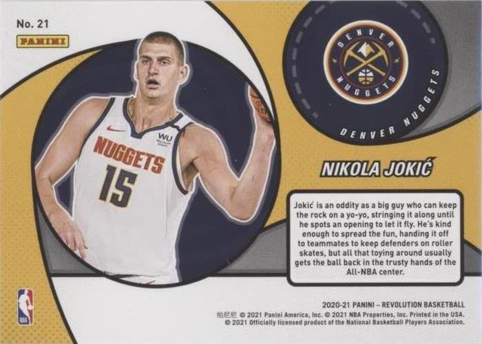 2020-21 Panini Revolution - Nikola Jokić #21