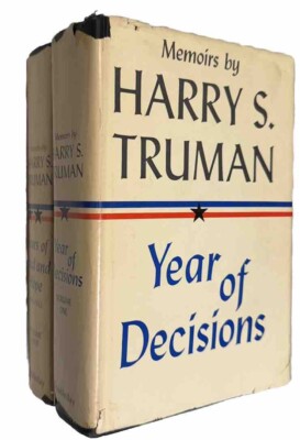 Memoirs by HARRY S. TRUMAN - First Edition, First Printing 1955-56 ...